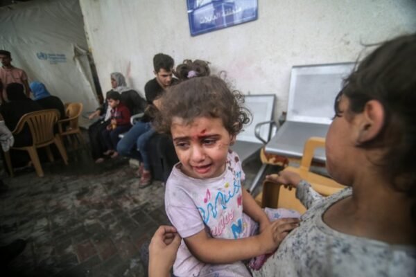 Palestinians,Evacuate,Wounded,After,An,Israeli,Airstrike,In,Rafah,Refugee